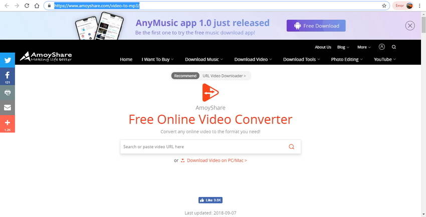 Top 10 des convertisseurs vidéo en ligne au format MP3 - 7
