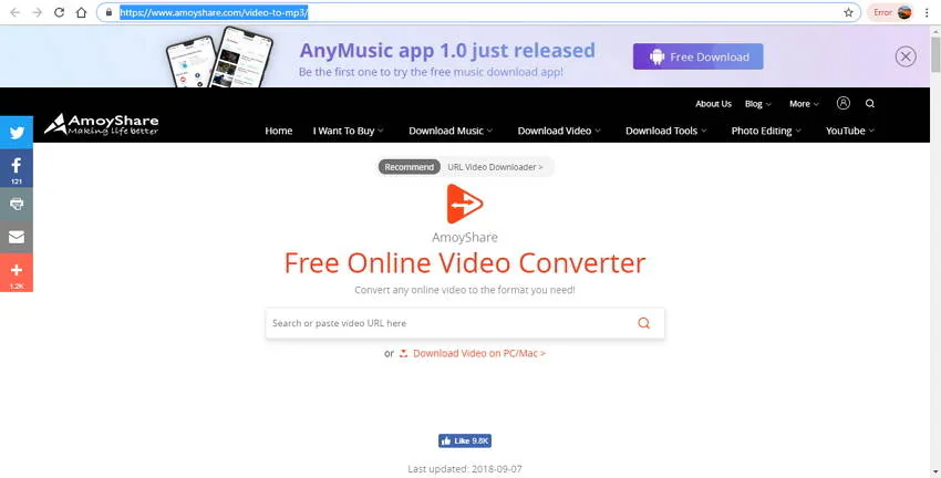 10 konverter video ke MP3 online terbaik- 7