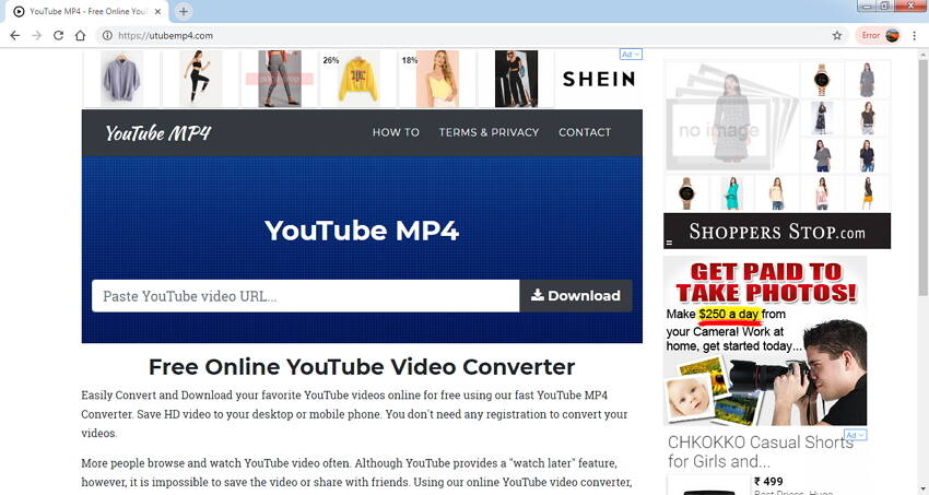 Gallery converter to youtube