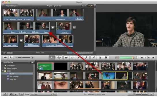 fusione video - imovie