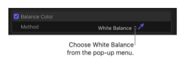 select White Balance