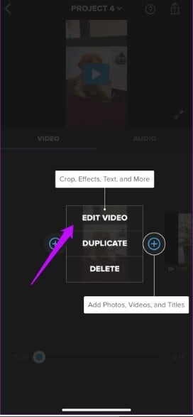 aplicación de fusión de video para iPhone - Splice