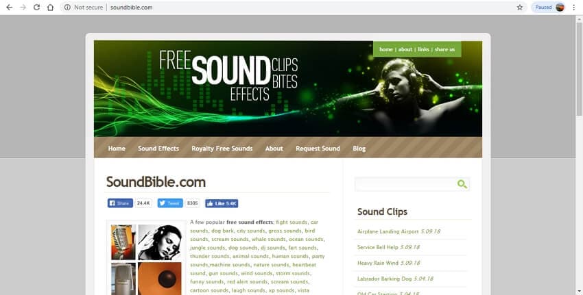 10 sound effects sites - Free Sounds Library