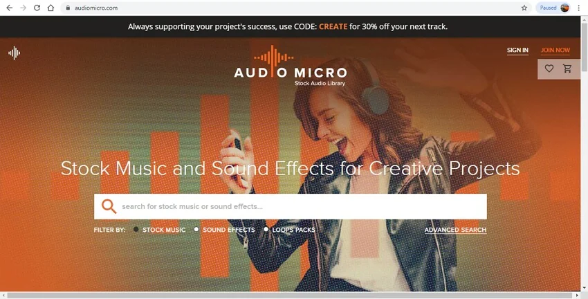 10 sound effects sites - AudioMicro