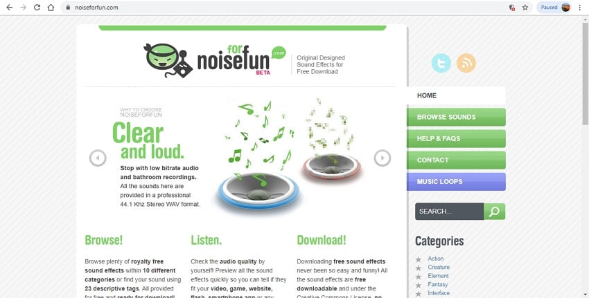 10 sound effects sites - Noise for Fun