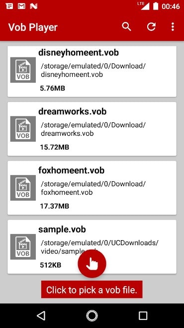 vob video player android