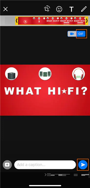 WhatsApp - How to send GIFs and convert video to GIF within the app