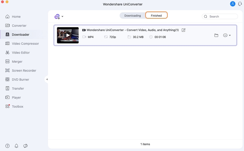Etape 4 - Convertir YouTube vers MP4 sous Mac