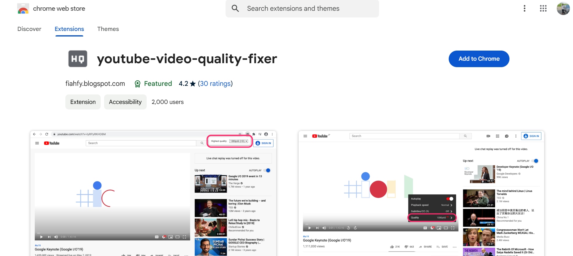 youtube quality fixer