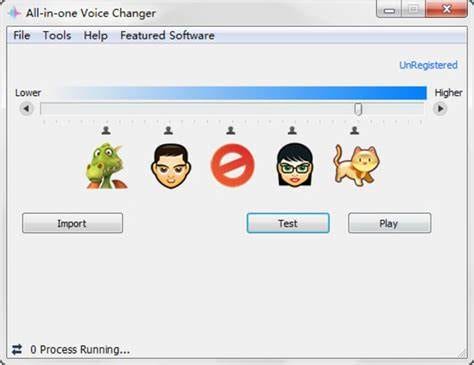 all in one voice changer interface