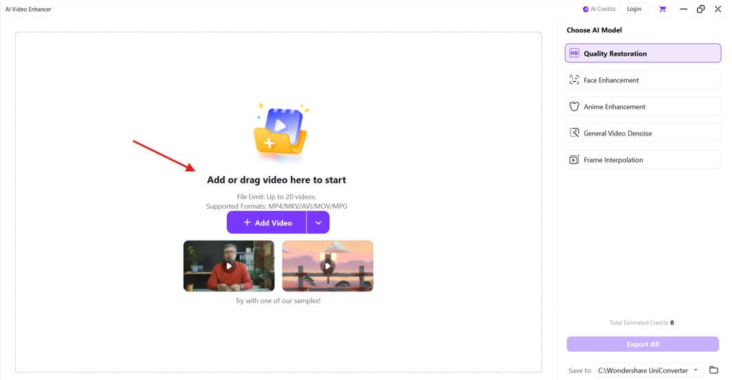 upload the blurry and old clips