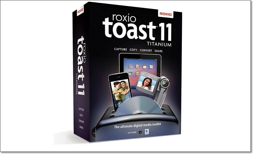 open dv file with Roxio toast 11