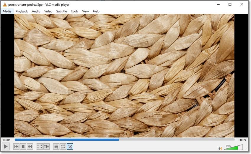 play 3gp file with vlc