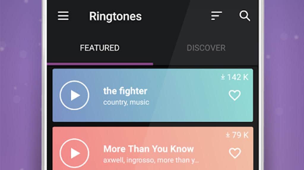 Popular Ringtones UI