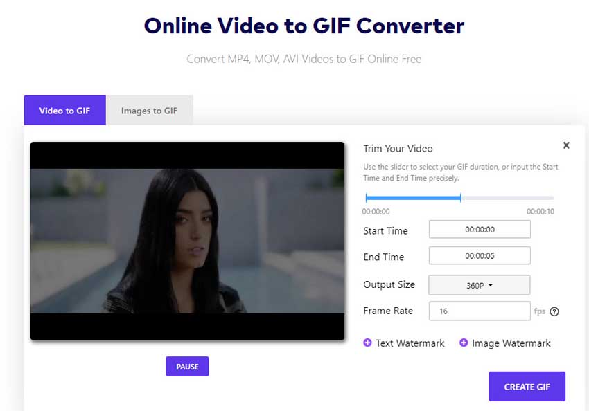  Online-Lösungen zum Zuschneiden von GIFs - Online UniConverter