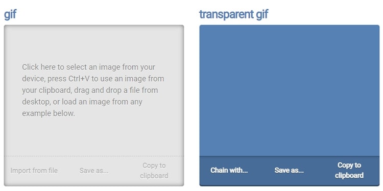 OnlineGIFTools GIF Transparency Maker