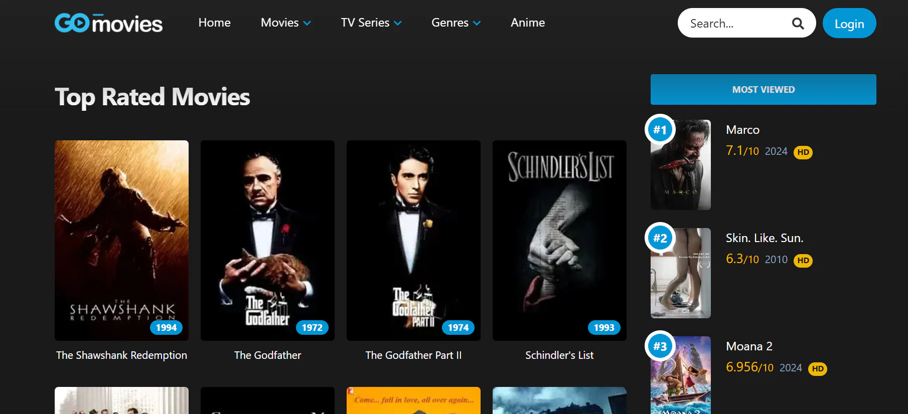 gomovies homepage