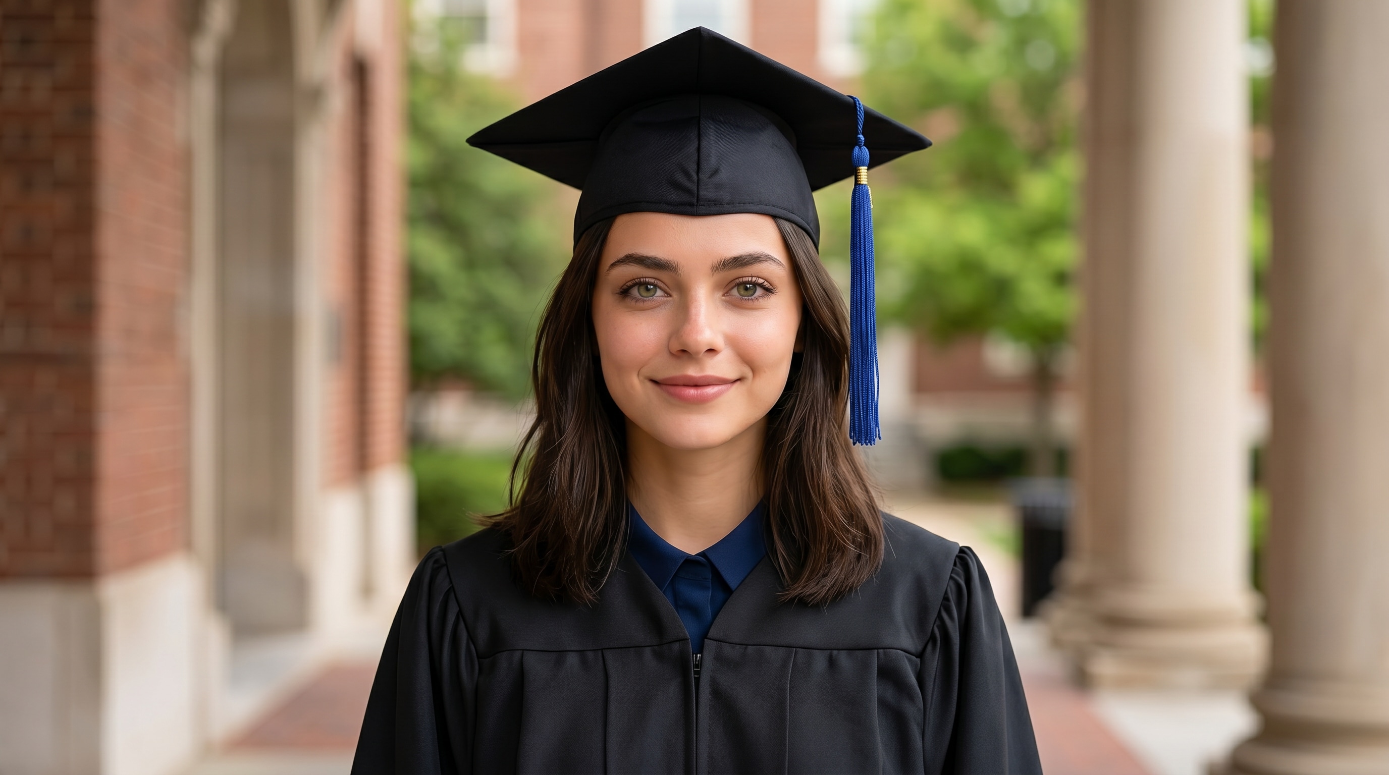 AI graduation portrait result