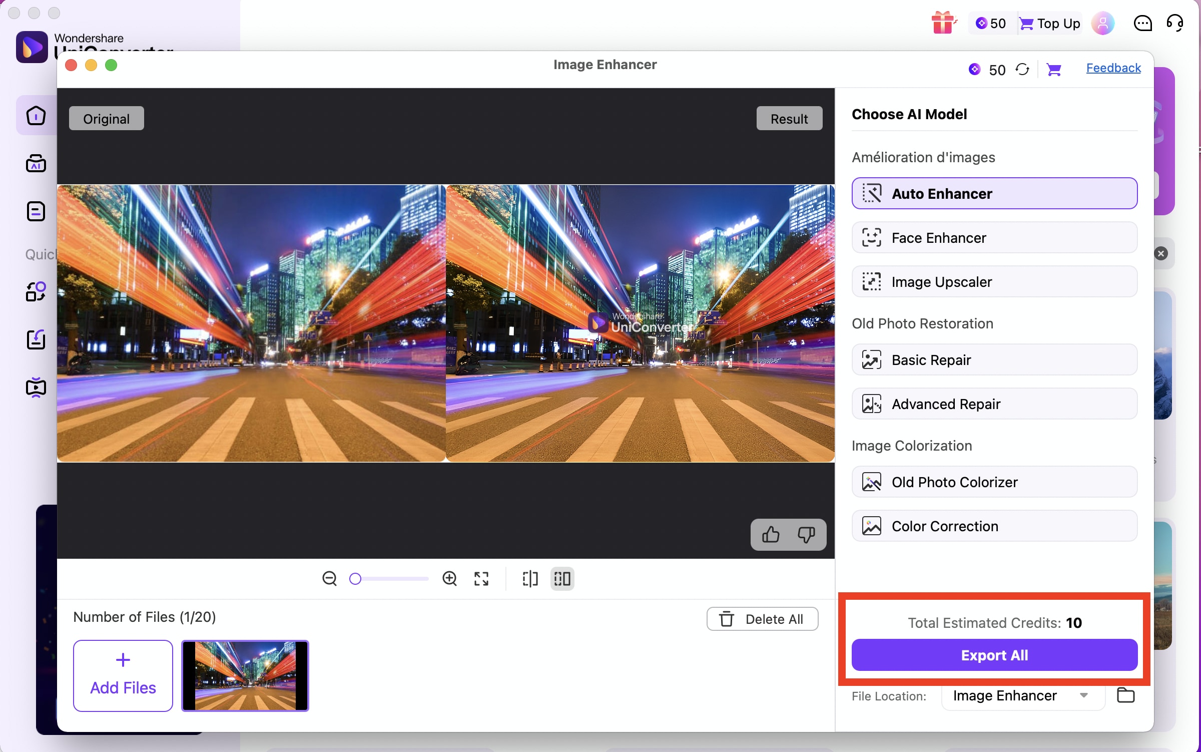 ai image enhancer in uniconverter-3