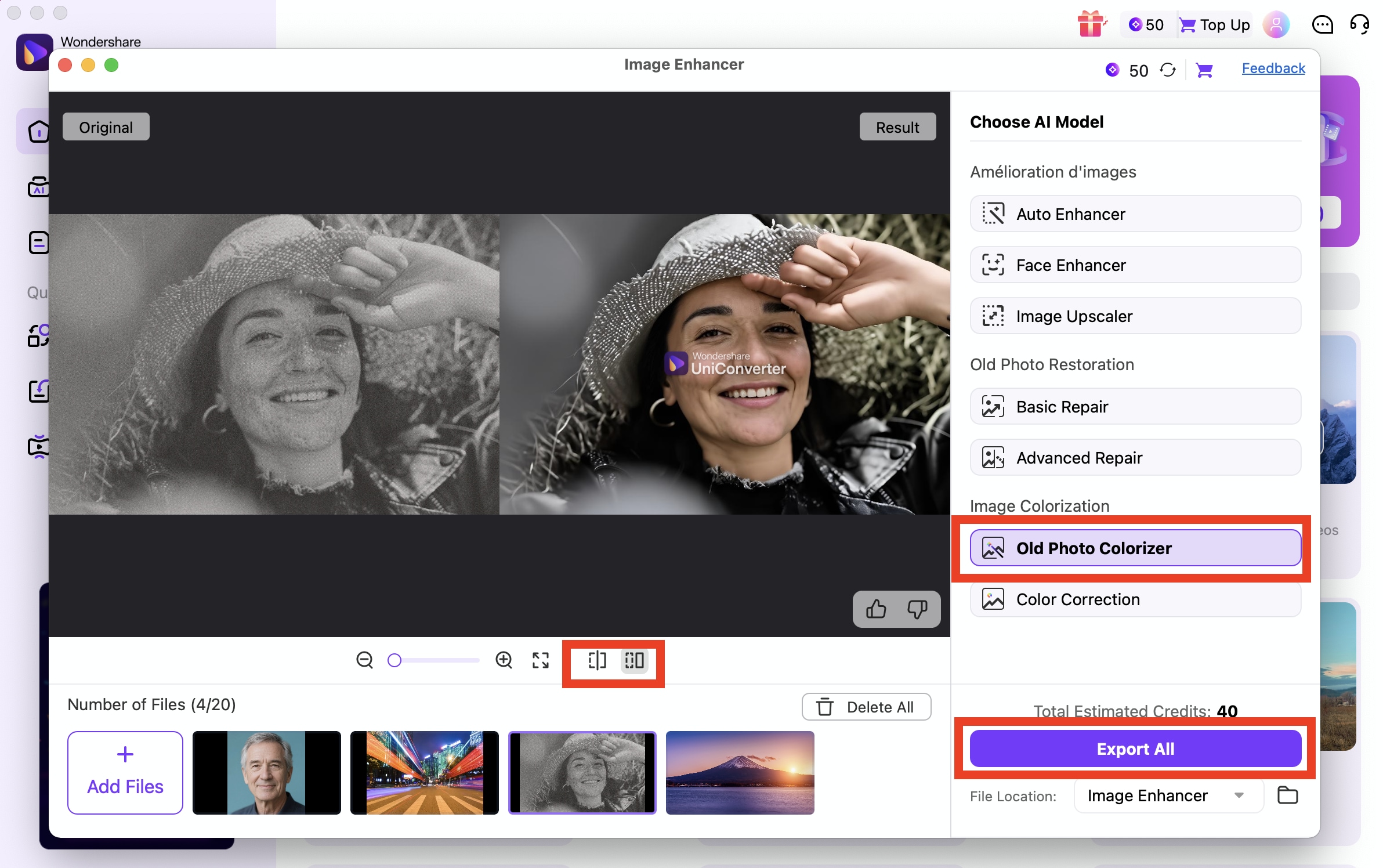old photo colorizer model