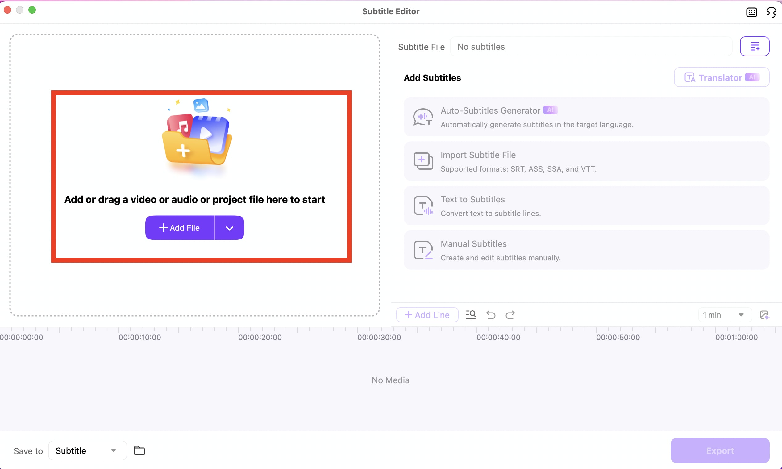 playback video with selected subtitles and audio tracks