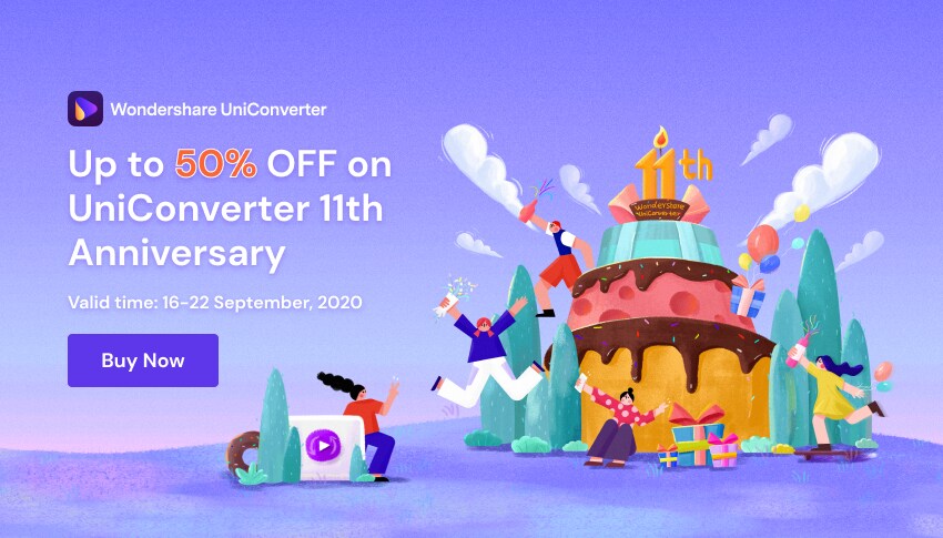 Buy Wondershare UniConverter with 50% OFF