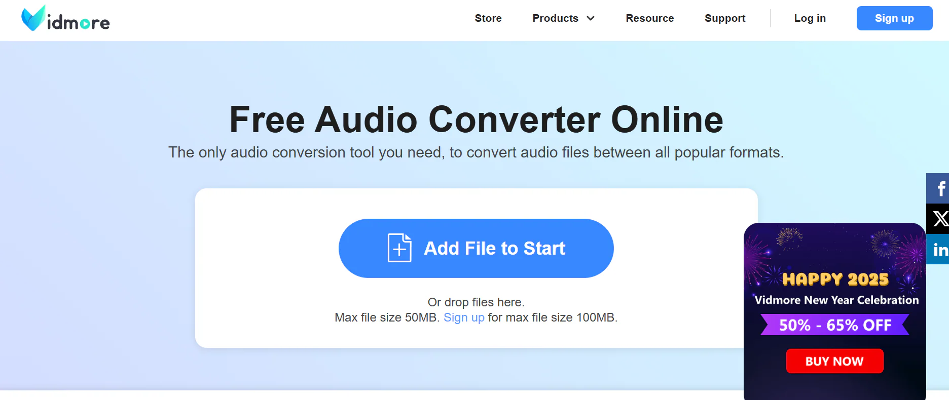 vidmore video converter homepage