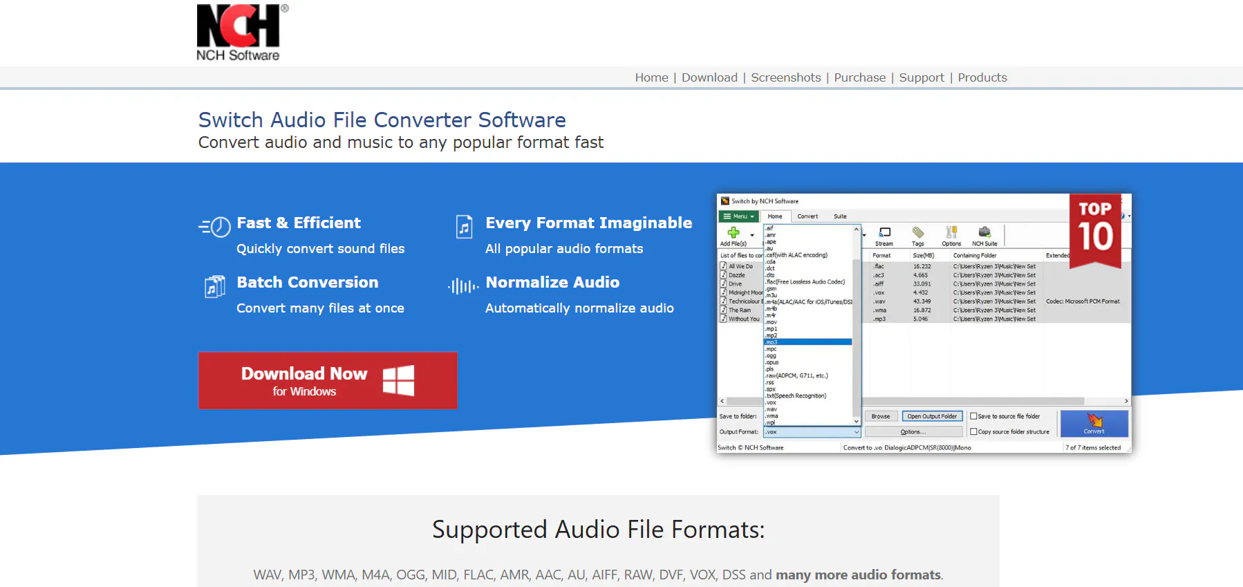 switch audio converter homepage