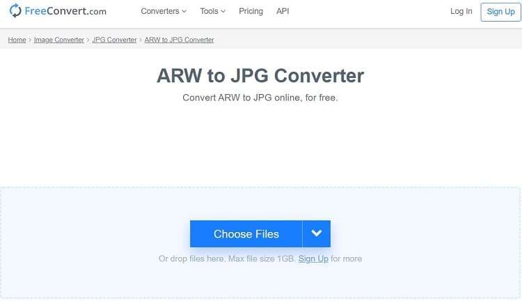 arw to jpg converter software download