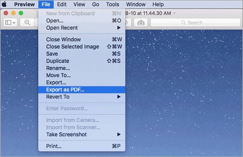 convert image to word document with mac preview