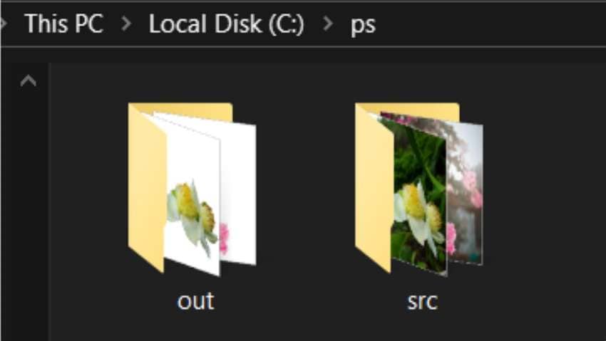 you need to create a new folder named in ps in the C: drive