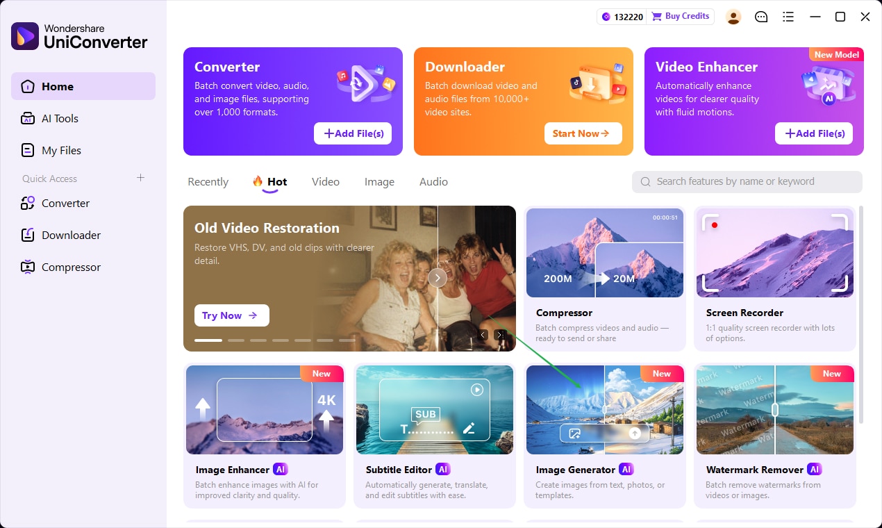 Step 1 interface