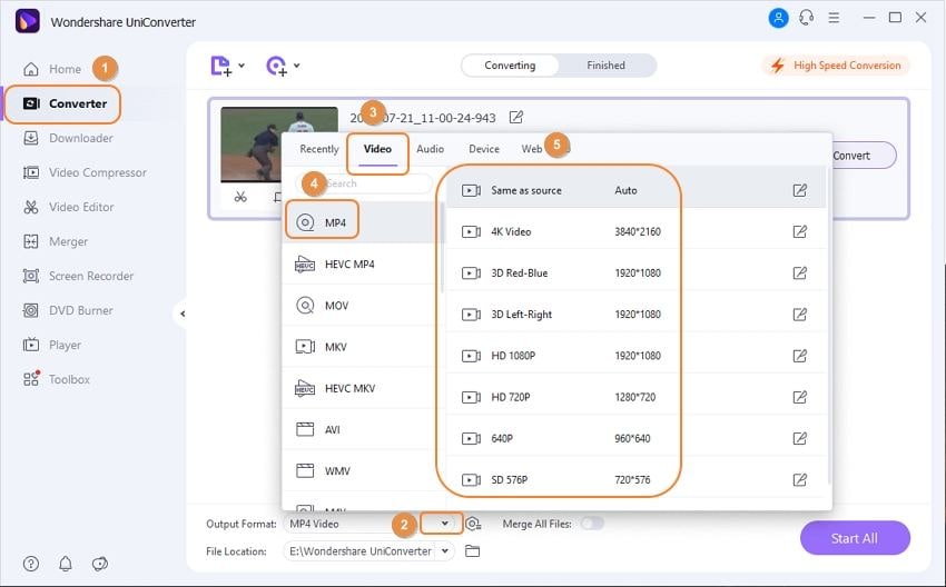 convert video to mp4 format