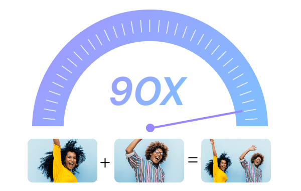 90X faster to merge videos