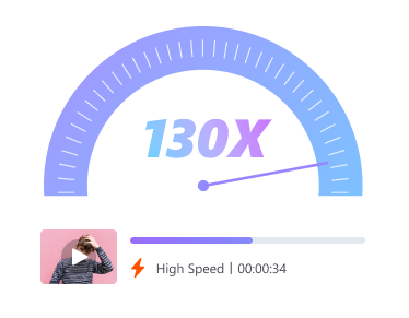 130X faster conversion speed