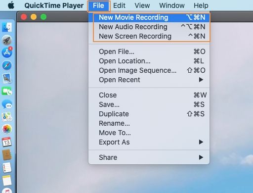 Grabador de pantalla Mac