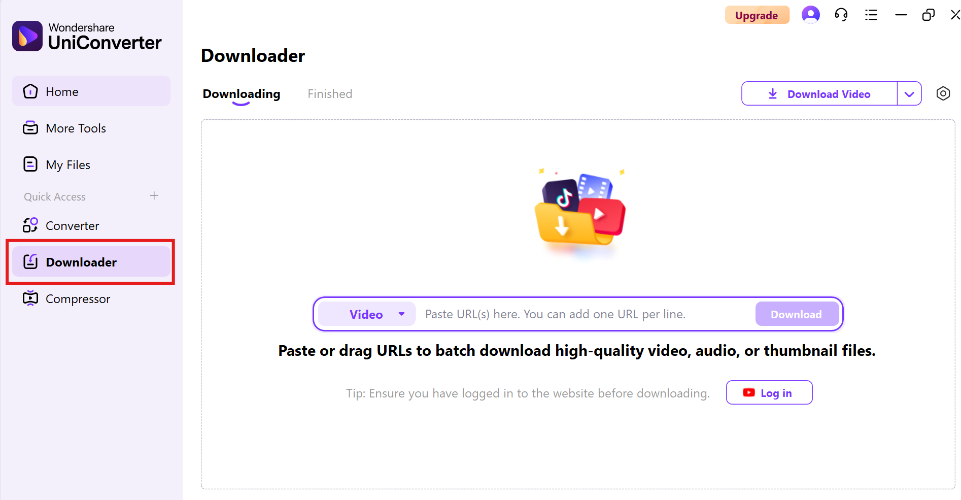 UniConverter-downloader-option