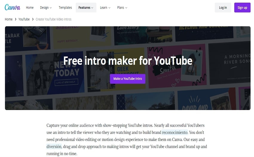 Top 5 Free Online  Intro Makers