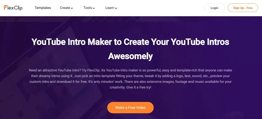 free youtube intro maker logo