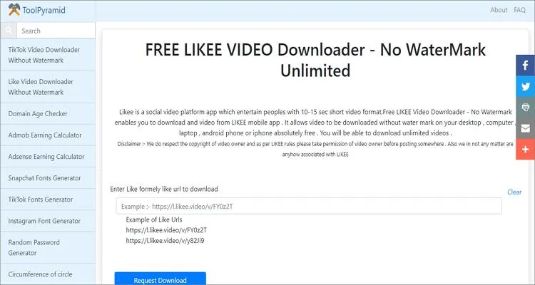 Likee Downloader Apps für Mobile und Desktops- Toolpyramid