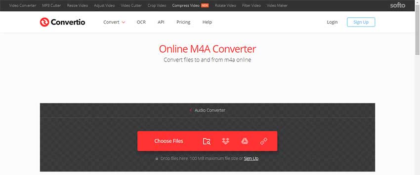 convert video to M4A online