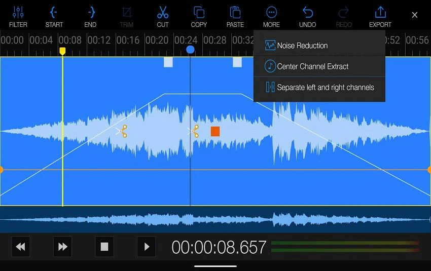 Editor de audio M4A