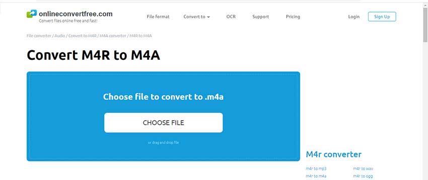 m4a to m4r converter online free