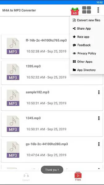 convert M4B to MP3 Android