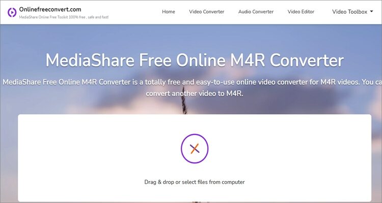 Convertir gratuitement AAC en M4R en ligne - Onlinefreeconvert.com