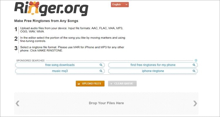 Convert Any Videos and Audios to M4R Online Free - Ringer