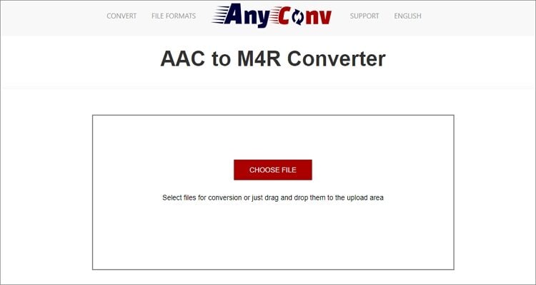 Online M4R Converter - AnyConv