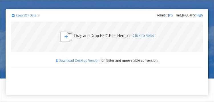 Convert HEIC to JPG Online for Free - iMobile HEIC Converter