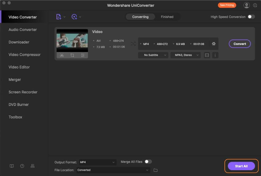 Convert video to MP4 Mac