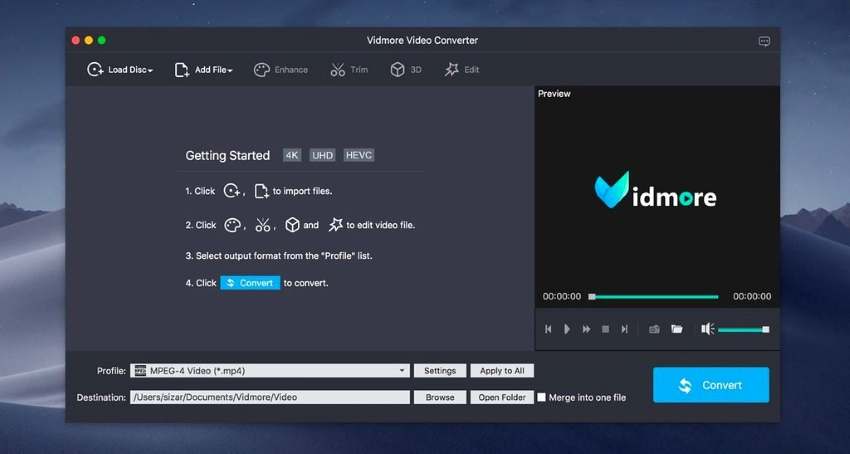 recadrer une vidéo sur Mac avec Vidmore Video Converter